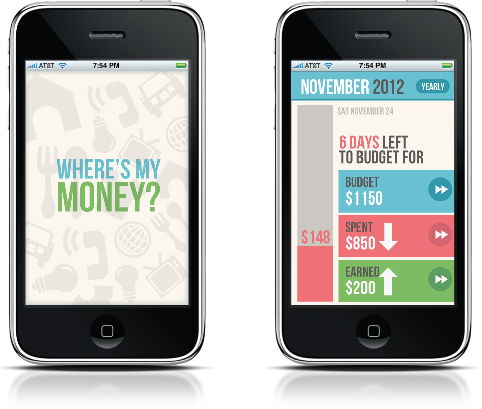 Where's My Money budgeting app for ios